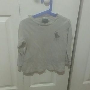 Grey Polo Long Sleeve Shirt